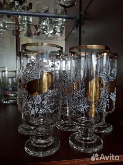 Стаканы с машинками чехословакия СССР