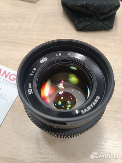 Объектив Samyang 50mm T1.3 Sony E