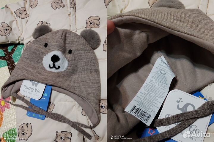 Комбинезон и шапочка Baby go 80 р-р в идеале