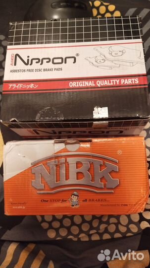 Колодки nibk PN 2261 и nippon ADB31565