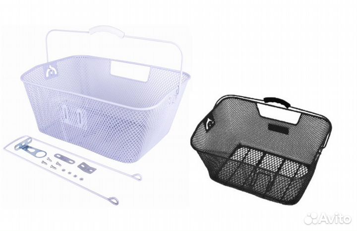 Корзина задняя с креплением на багажник и руль Vi