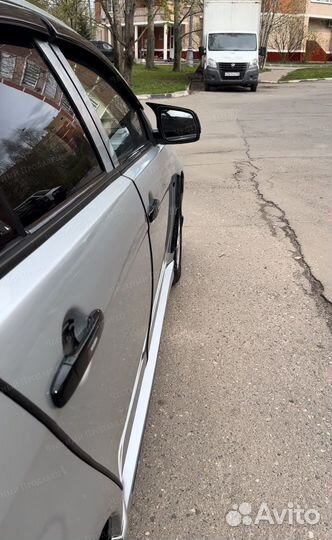 Накладки на ручки дверей mitsubishi lancer 10