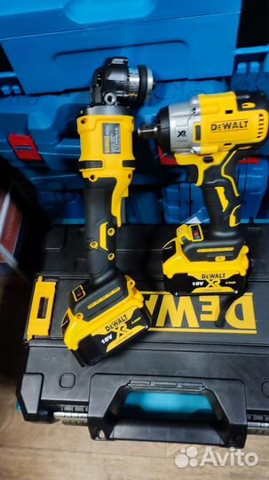 Набор Болгарка ушм + гайковёрт DeWalt