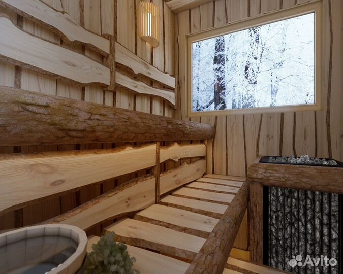 Доска Леший ольха для сауны