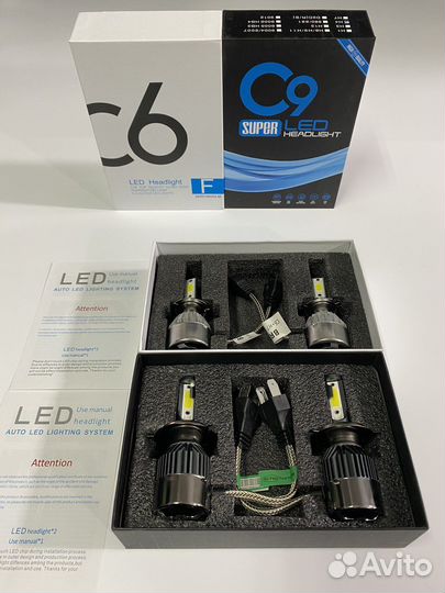 Лампочки led h4 6000K