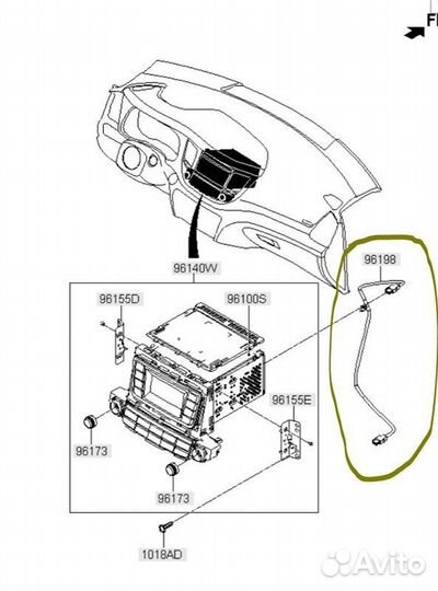 Провода прочие Hyundai Tucson TL G4nahu875034 2018