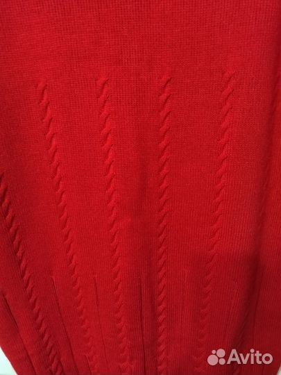 Свитер платье вязаный