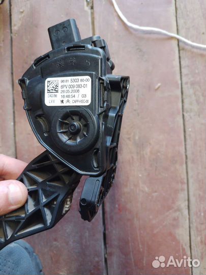 Электронная педаль газа ситроен с 3. 2008 год