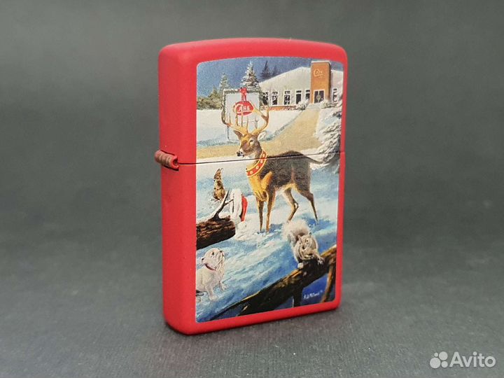Зажигалка Zippo - Deer Santa