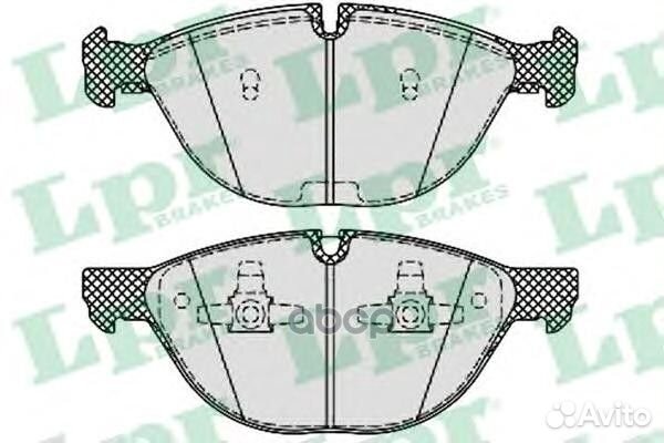 Колодки тормозные дисковые 05P1518 Lpr