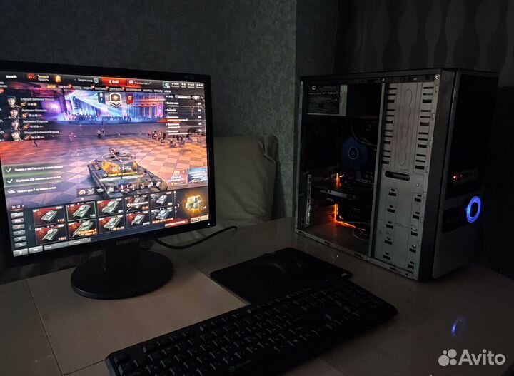 Игровой пк/Intel Core i5-4670/Radeon RX 560 4 gb