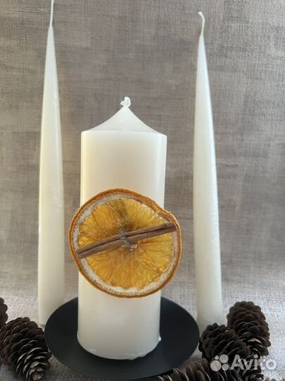 Свечи, свечи из вощины, свечи для семейного очага