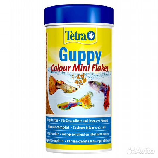 TetraGuppy Colour корм для гуппи для улучшения окр