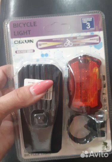 Комплект фонарь для велика самоката