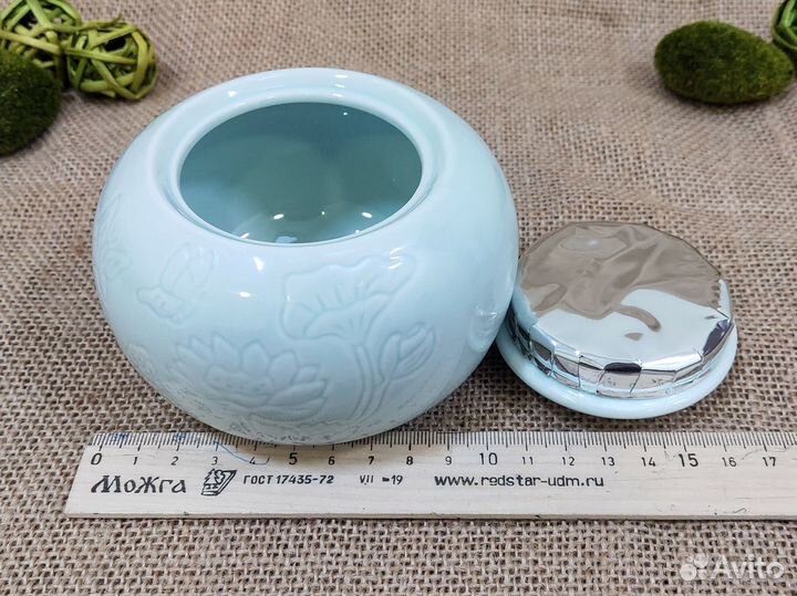 Чайница «Лотос», баночка для чая