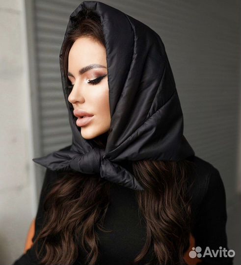 Утепленная косынка,платок