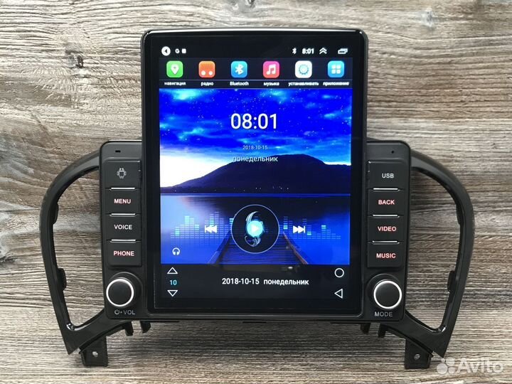 Магнитола на Nissan Juke