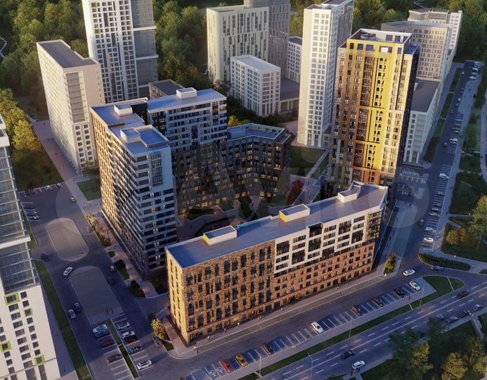 2-к. квартира, 64,3 м², 4/17 эт.