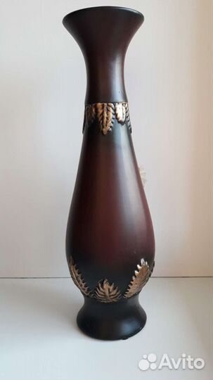 Ваза керамическая под дерево