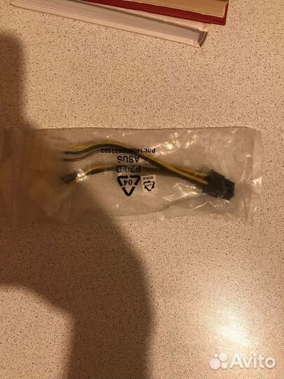 Переходник питания для видеокарт 2*Molex на 6pin