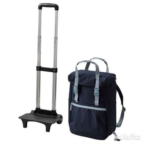 Старттид рюкзак на колёсиках, синий 19л