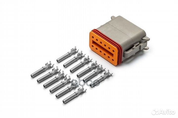 Разъем Deutsch DT0612S 12ти контактный под сече