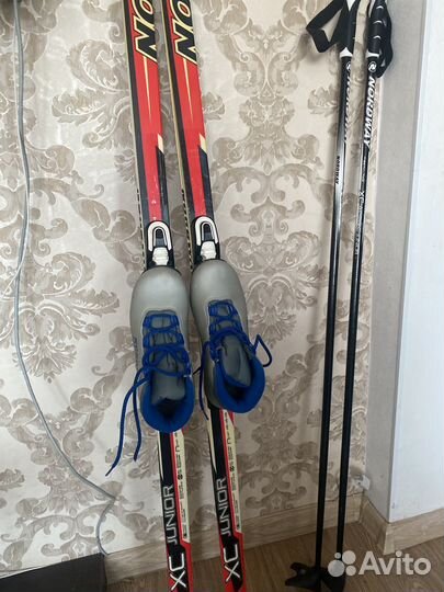 Лыжи детские бу