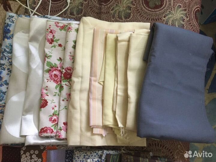 Ткани пакетом, фурнитура для шитья
