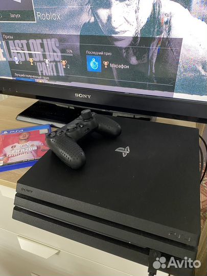 Игровая приставка Sony PS4 pro 1 tb ssd 1 tb