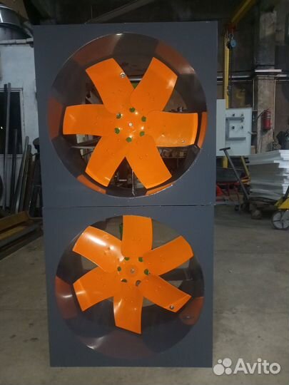 Сушильные камеры древесины-осевые вентиляторы во 5