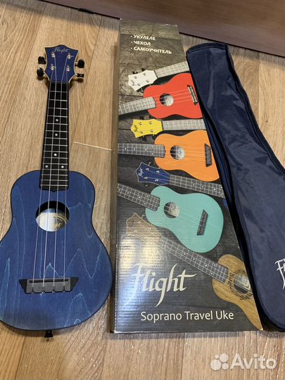 Укулеле flight сопрано (с коробкой и чехлом)