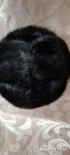Норковая шапка мужская 55 64