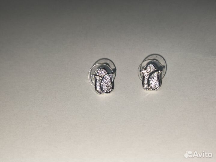 Серёжки-тюльпаны