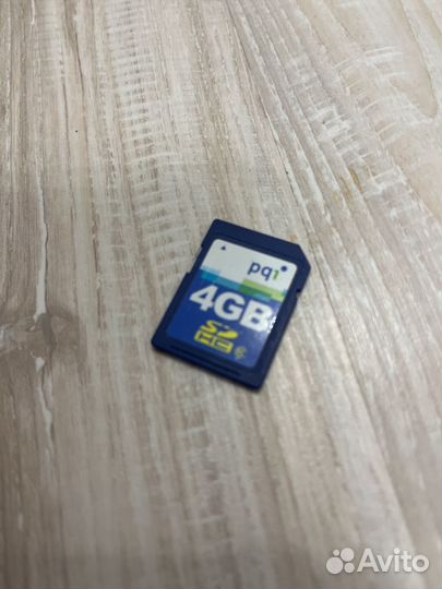 Карта памяти sd (hc) 4Gb
