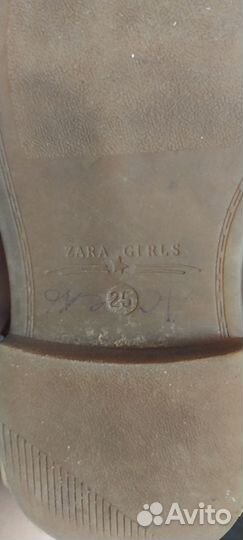 Ботинки zara 25 размер