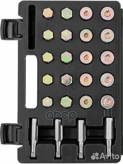 Набор для ремонта масляных пробок 64 пр: метчики