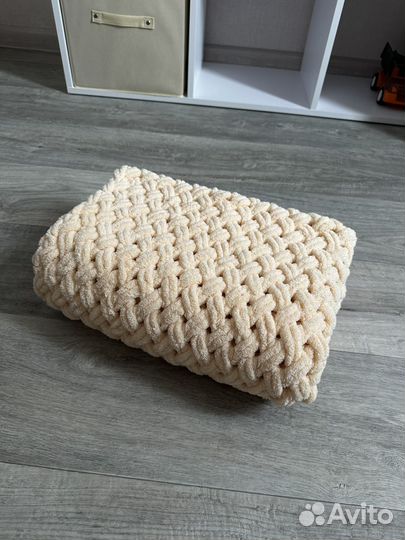 Плед детский вязаный ручная работа