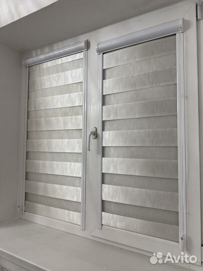 Рулонные шторы Зебра