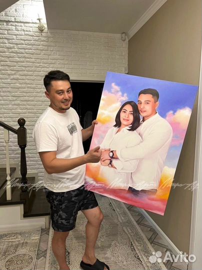 Портрет и картина на холсте по фото на заказ
