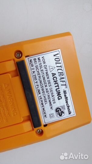 Мультиметр цифровой voltcraft v4650b