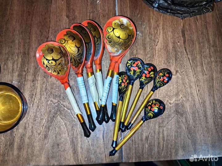 Посуда хохлома