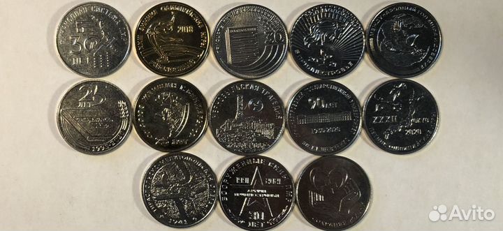 Приднестровье Юбилейные монеты 25 рублей
