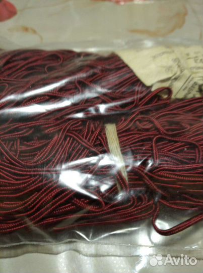 Шнур, тесьма, сутаж отделочный плетёный для рукоде