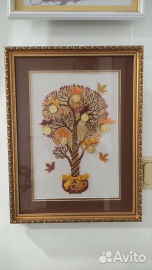 Картина. Дерево любви. Талисман 33х40 см в раме