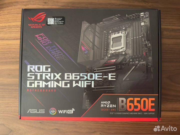 Материнка asus ROG strix B650E-E gaming wifi