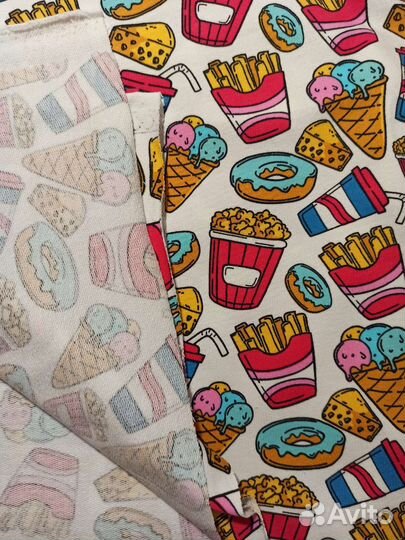 Ткань трикотаж - футер, кулир