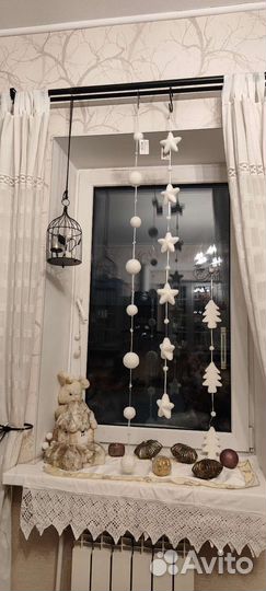 Елочные игрушки СССР стекло гирлянды