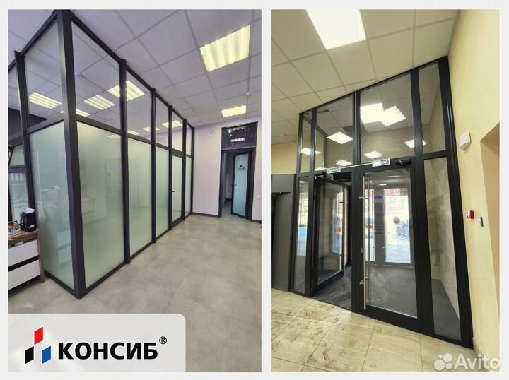 Алюминиевые двери входные, межкомнатные