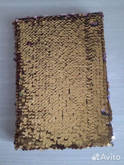 Блокнот с пайетками