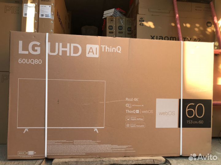 Новый 4K Smart UHD телевизор LG 60UQ80006LB 60”